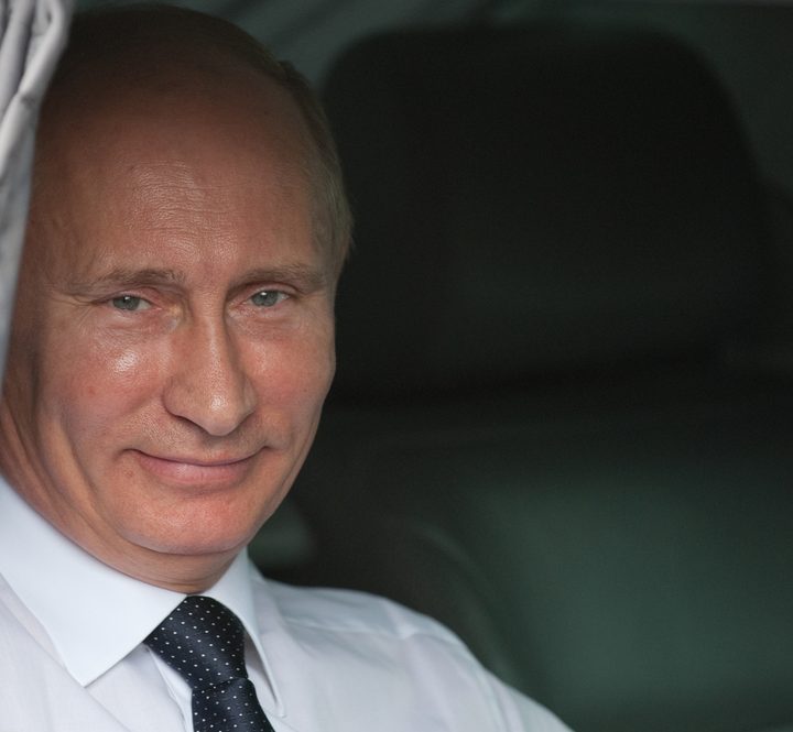 La imagen muestra al presidente de Rusia, Vladimir Putin.
