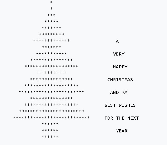 Este es el mensaje que arrojaba el virus de Navidad de 1987