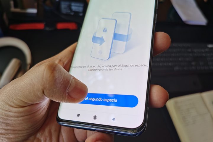 Segundo espacio en el Xiaomi Mi 10