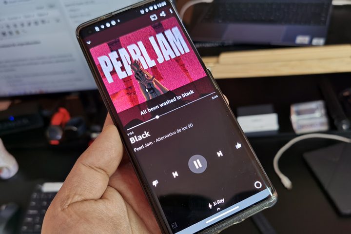 Ventana de reproducción en Amazon Music