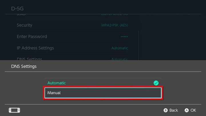 Navegador oculto de la Nintendo Switch