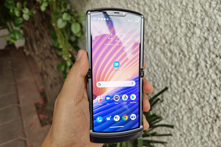 Pantalla extendida del Moto Razr 5G
