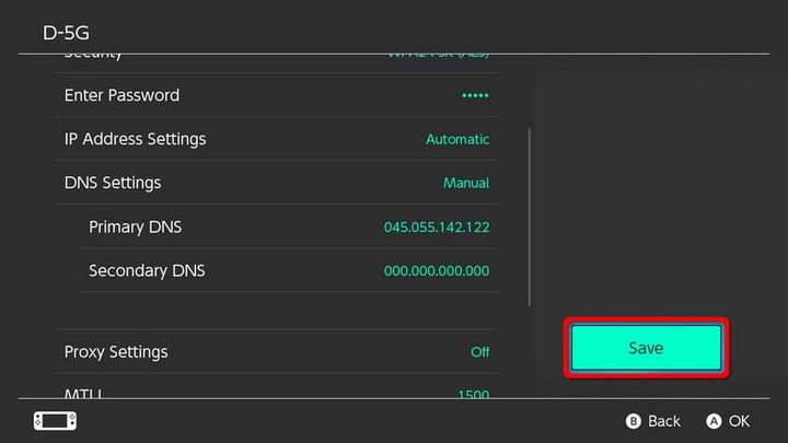 Navegador oculto de la Nintendo Switch