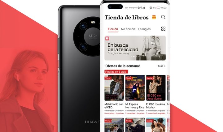 Audiolibros llegan a Huawei