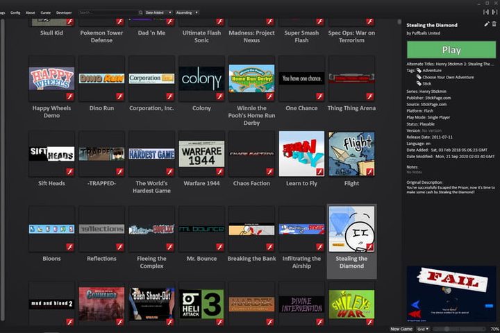 Página web de BlueMaxima, para habilitar Flash en Google Chrome
