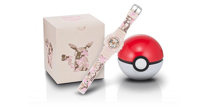 El reloj Baby-G de Casio del 25 aniversario de Pokémon