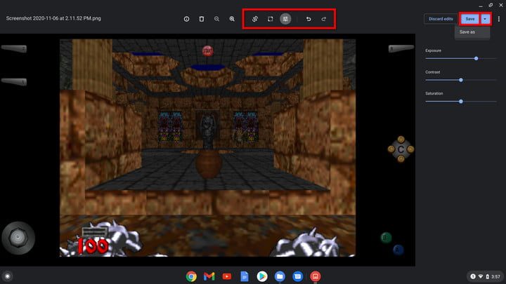Captura de pantalla de un juego.