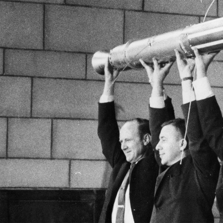 El satélite Explorer 1 lanzado en 1958