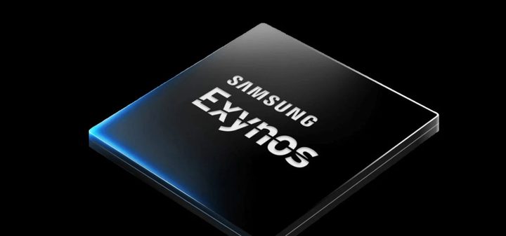 La imagen muestra el nuevo procesador Exynos 2100 de Samsung.