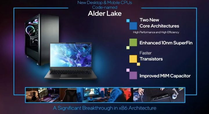 Intel dio un primer vistazo a su nueva generación Alder Lake