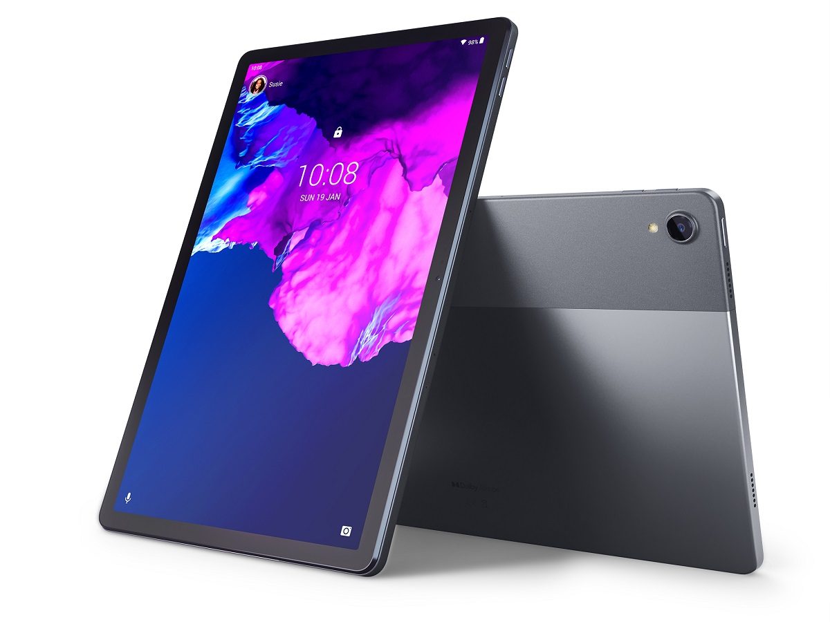 Lenovo Tab P11 vista por delante y por detrás