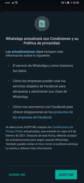 Whatsapp Mensaje
