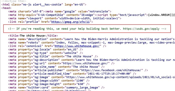 Sitio web Casa Blanca