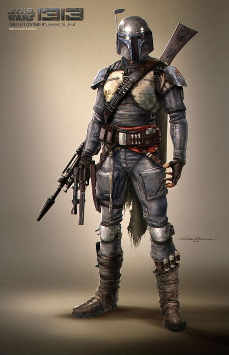 Arte conceptual de Boba Fett para Star Wars 1313