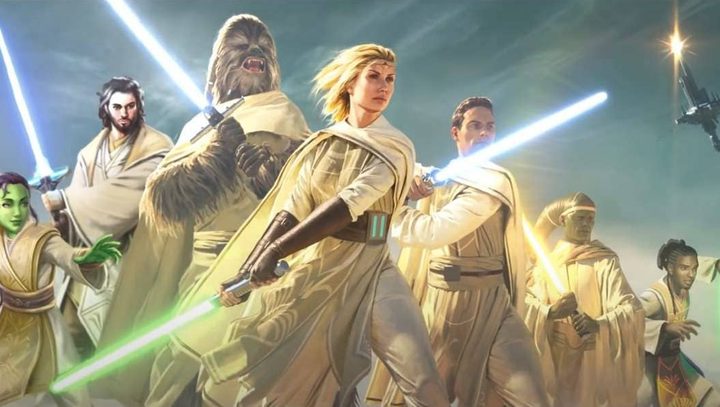 La imagen muestra un cartel de Star Wars: The High Republic.