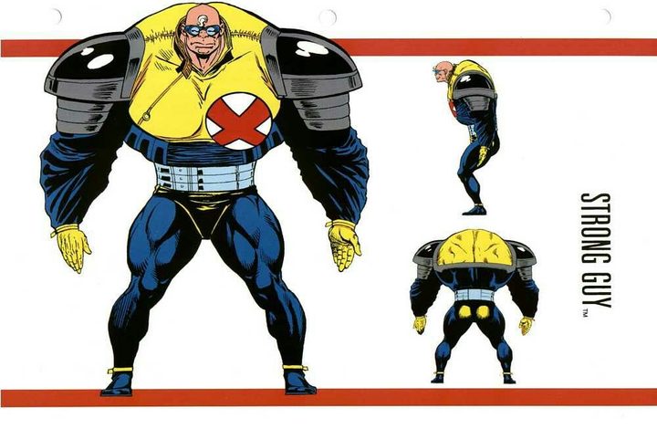 El mutante Strong Guy de los X Men