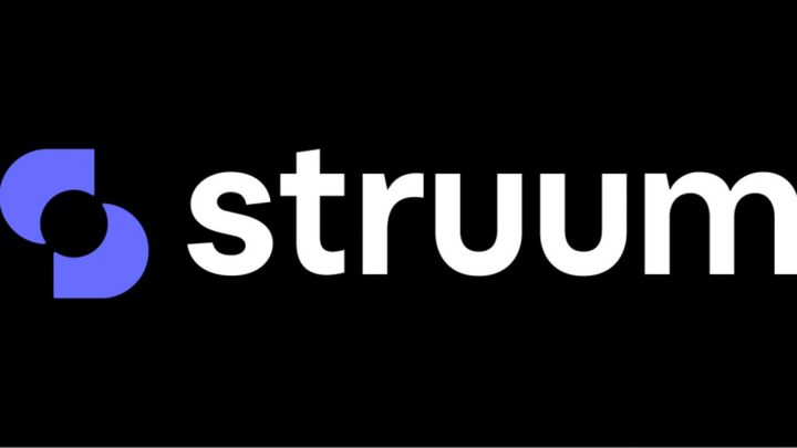 La imagen muestra el logo del servicio de streaming Struum.
