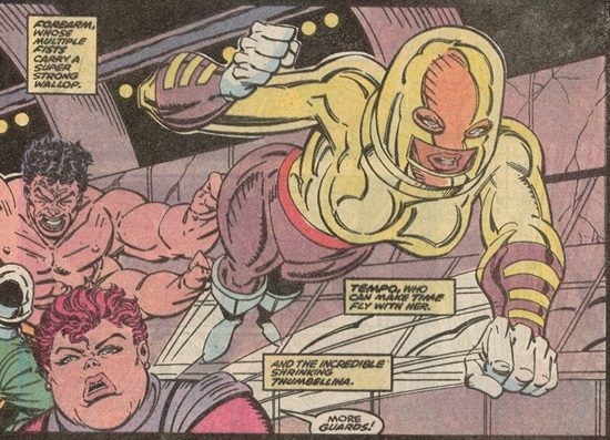 La mutante Tempo de los X Men