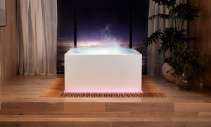 La imagen muestra un baño que presentará Kohler en CES 2021.