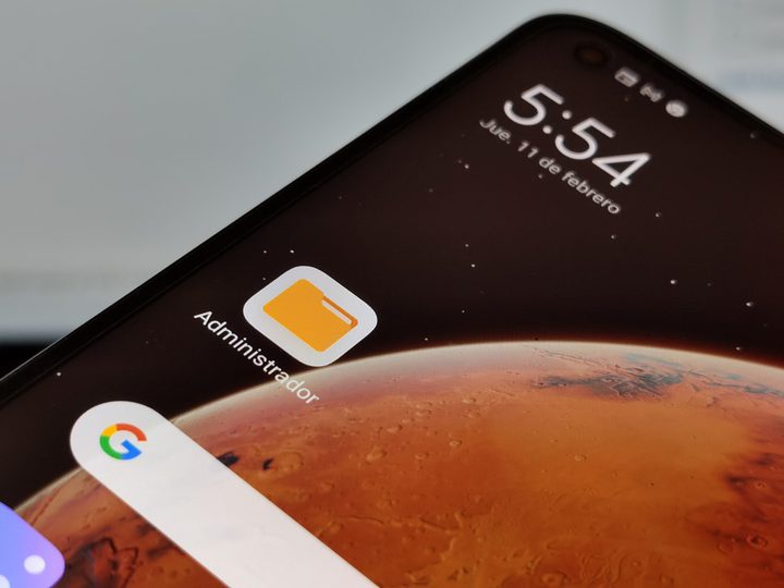 Administración de archivos en el en el Xiaomi 10T Pro