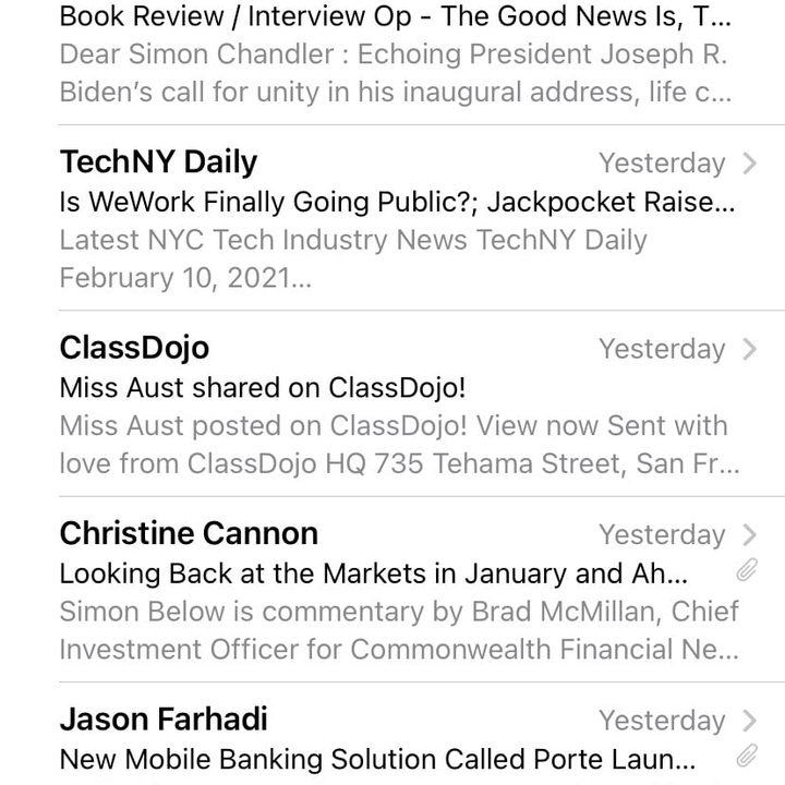 recuperar correo eliminados de un iPhone