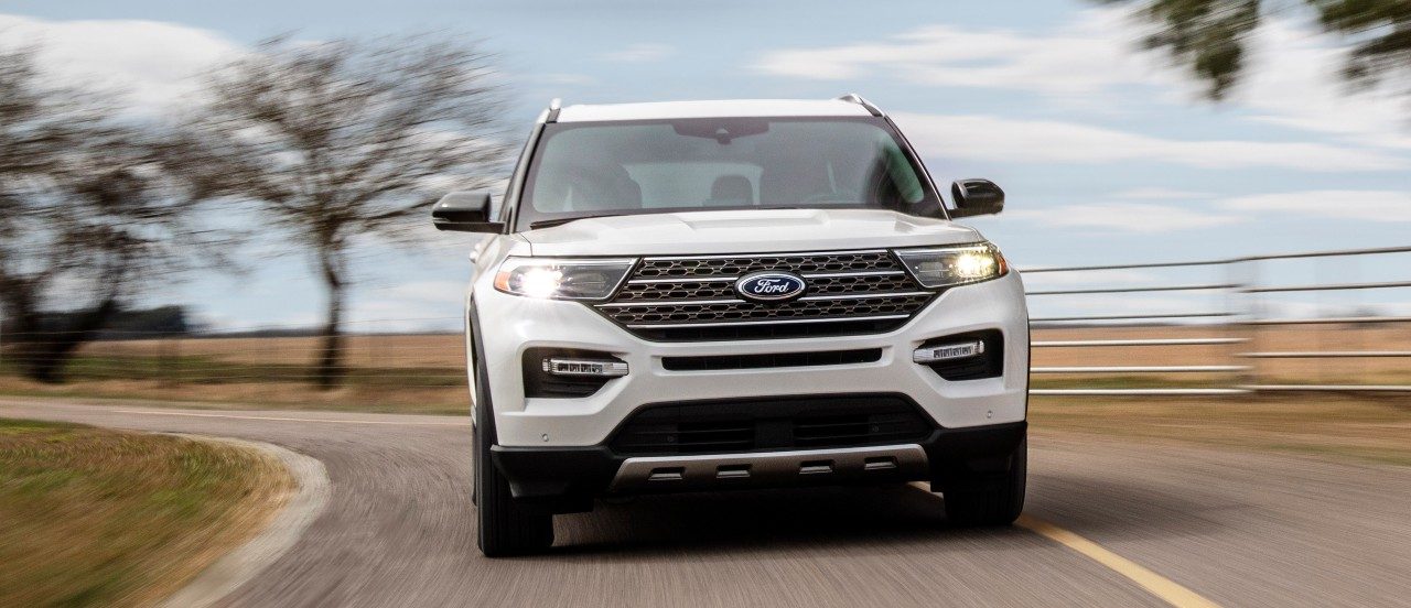 2021 Explorer King Ranch headlights