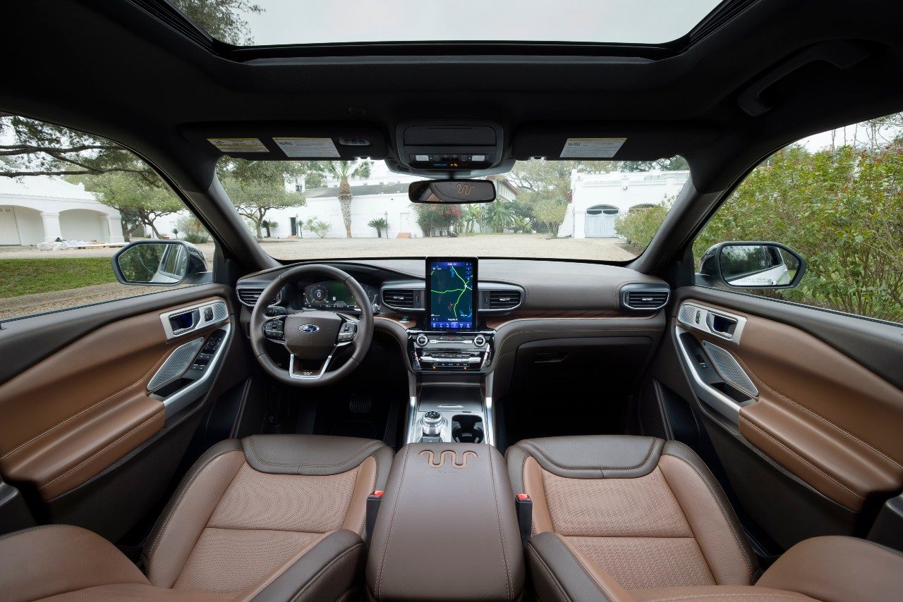 2021 Explorer King Ranch interior