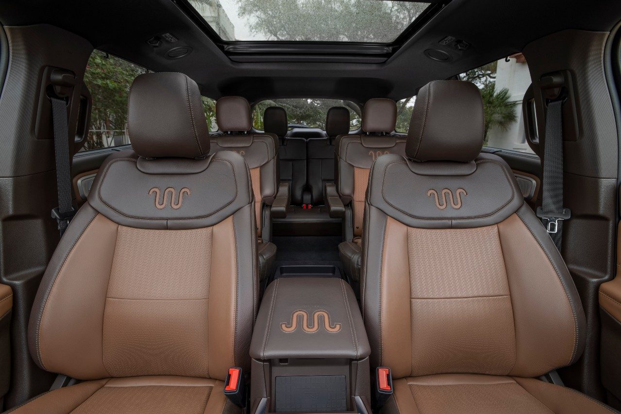 2021 Explorer King Ranch seats
