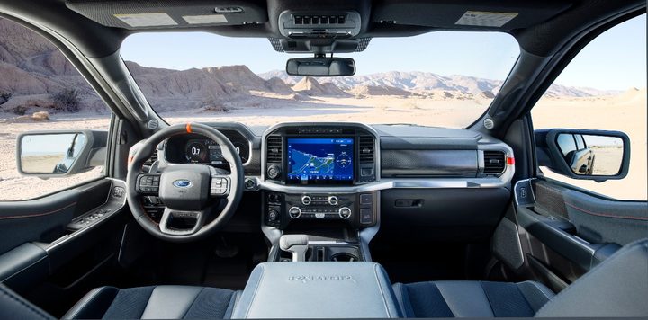 interior 2021 Ford Raptor