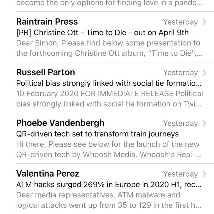 recuperar correo eliminados de un iPhone
