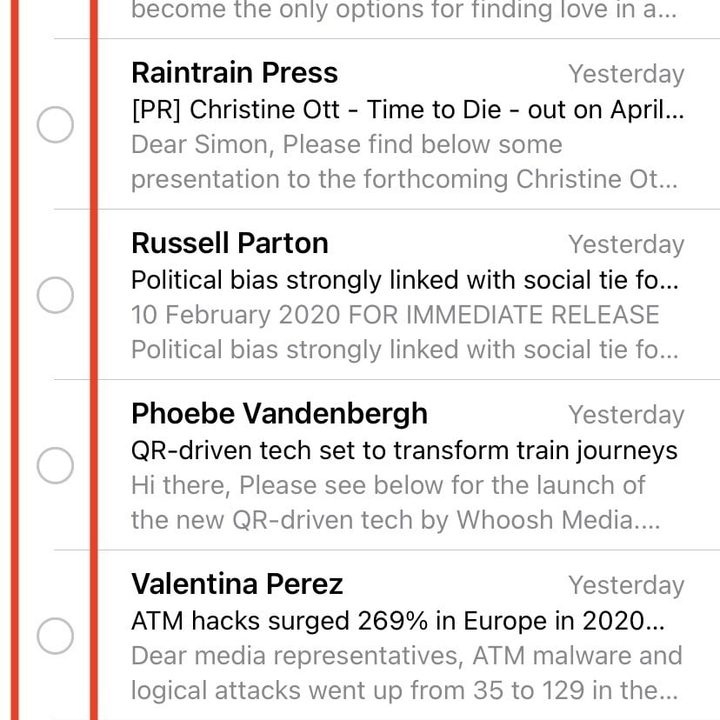 recuperar correo eliminados de un iPhone