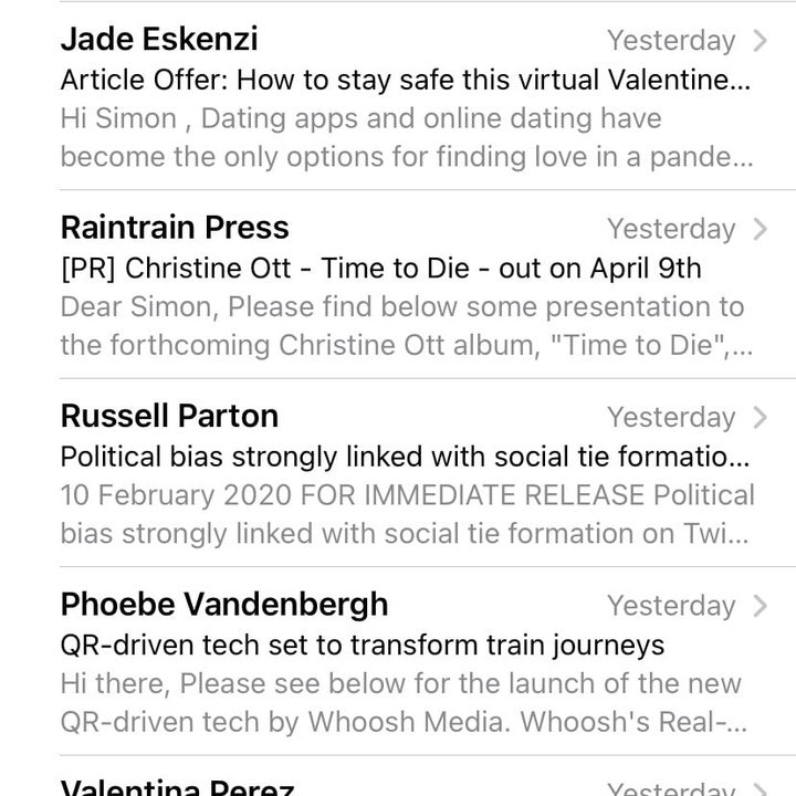 recuperar correo eliminados de un iPhone
