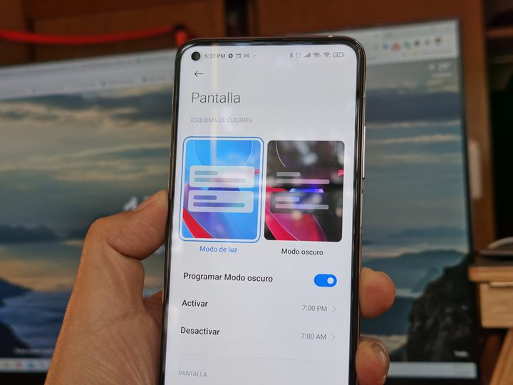 Modo oscuro en el Xiaomi 10T Pro