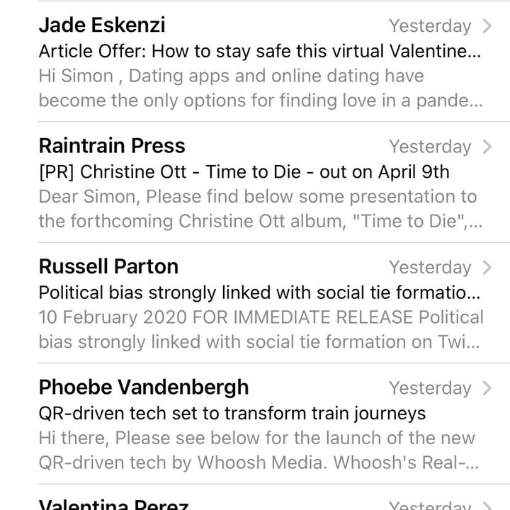 recuperar correo eliminados de un iPhone