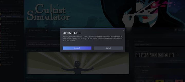 cómo desinstalar un juego de Steam