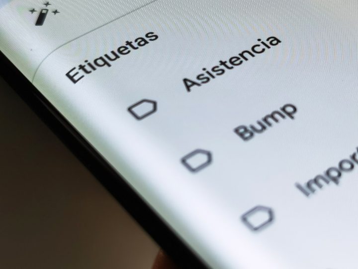 Etiquetas en Contactos de Google