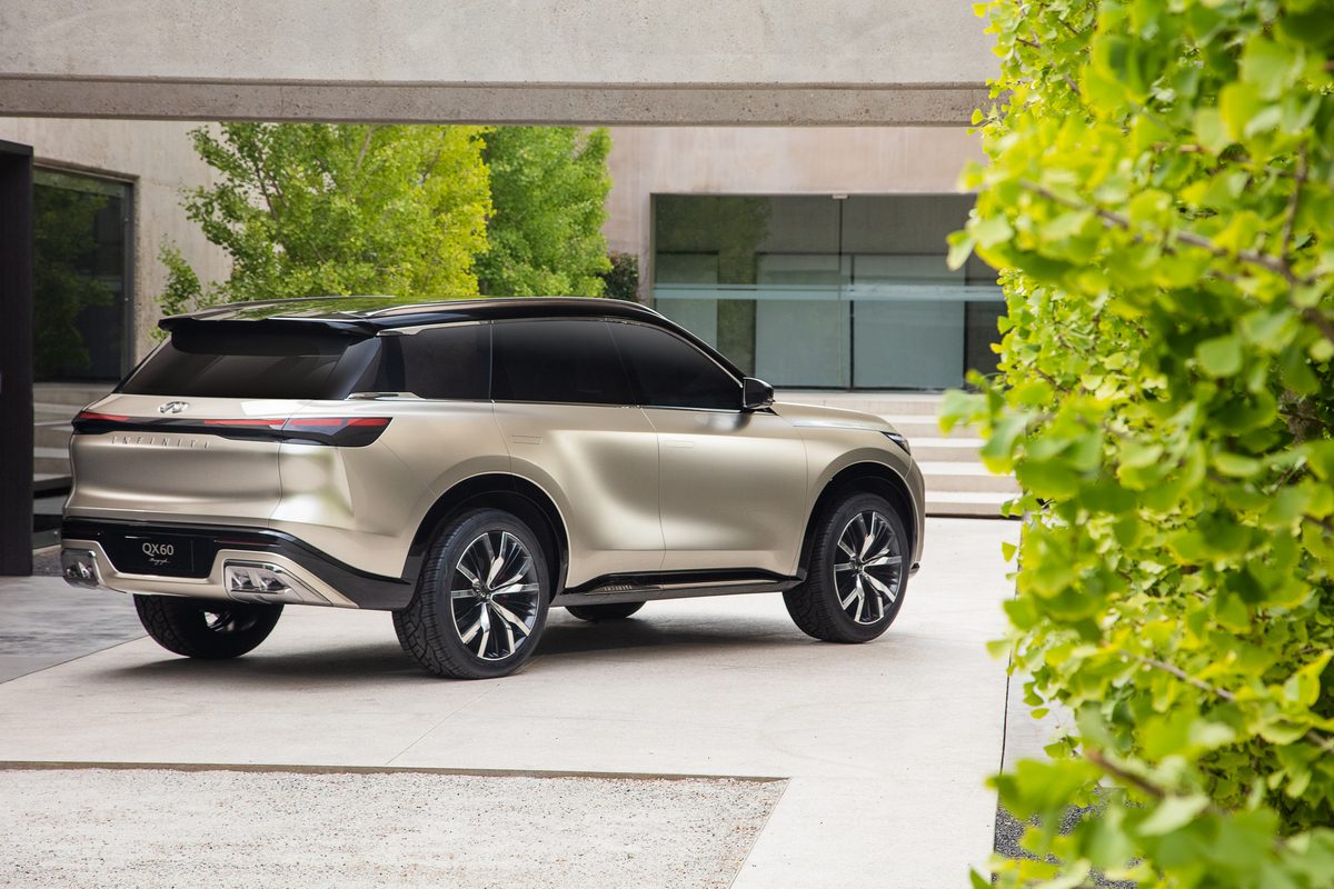 2022 Infiniti QX60 Monograph rear view