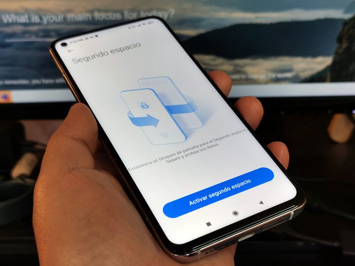 Segundo espacio en el en el Xiaomi 10T Pro