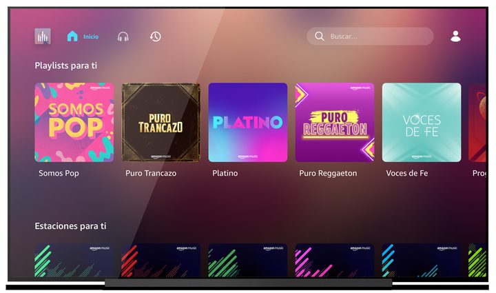 Amazon Music en Google TV