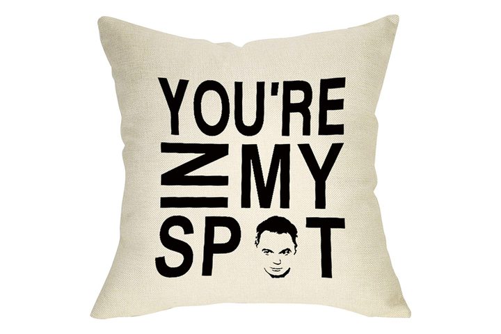 Cojín con frase de The Big Bag Theory