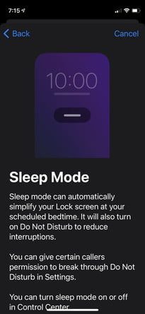 trucos ocultos de iphone ios 14 dormir 12
