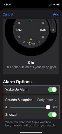trucos ocultos de iphone ios 14 dormir 9