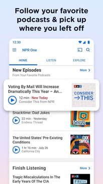NPR One, una de las mejores aplicaciones de radio para iOS y Android 1