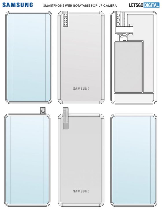 Cámara emergente de Samsung