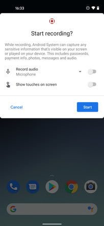 Cómo grabar la pantalla en Android 2