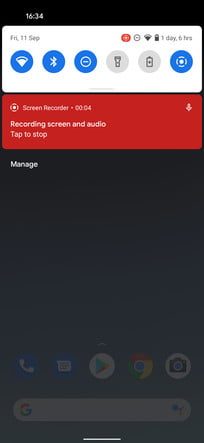 Cómo grabar la pantalla en Android 3