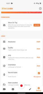 Cómo grabar la pantalla en Android con XRecorder 4