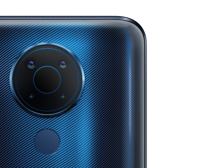 Detalle de la cámara del Nokia 5.4