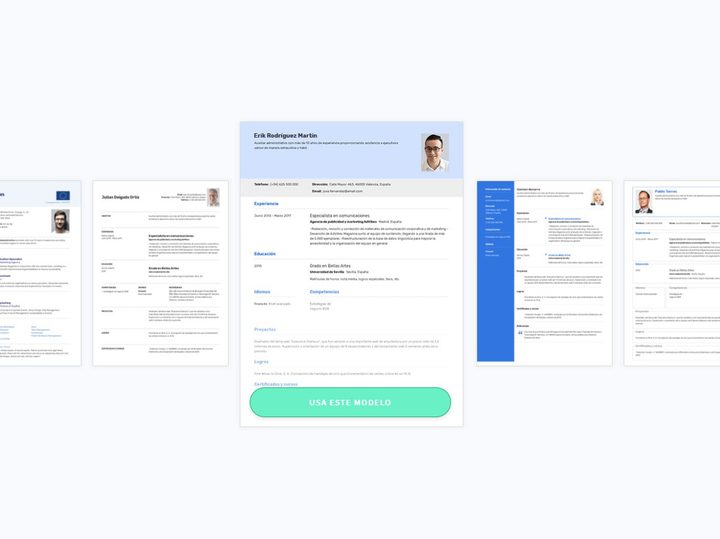 Herramienta para hacer currículums OnlineCV
