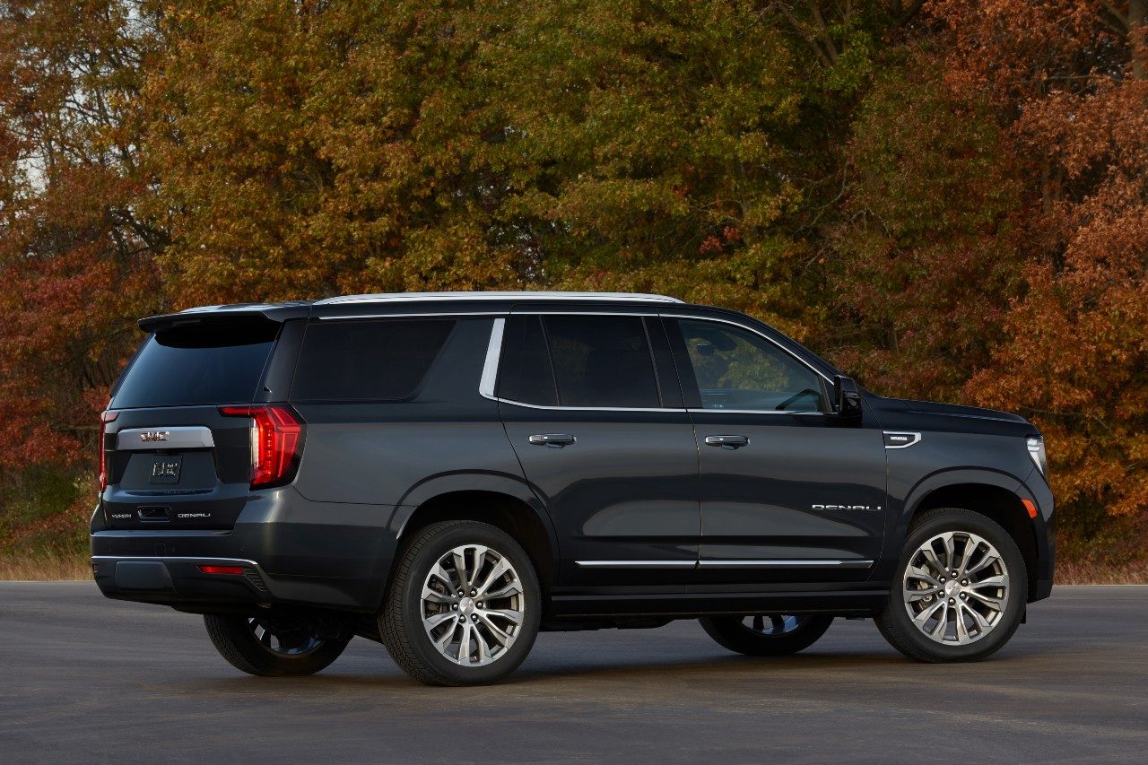 2021 Yukon Denali Diesel Duramax Rear View